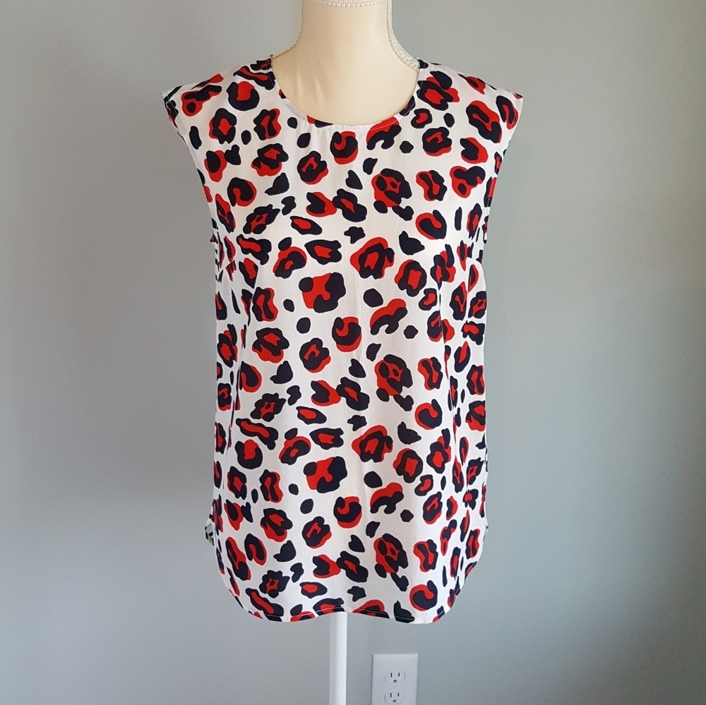 Talbots Womens Cap Sleeve Blouse Size XS